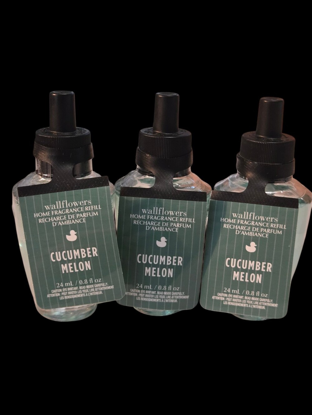 3pc Bath & Body Works Cucumber Melon Wallflowers Refills- NEW!!